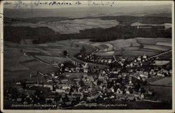 Aerial View of Stammbach Postcard