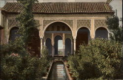 Generalife Palace in Granada Spain Postcard Postcard