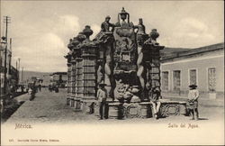 Salta del Agua - Water Fountain Postcard