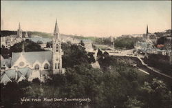 View from Mont Dore Bournemouth, England Dorset Postcard Postcard