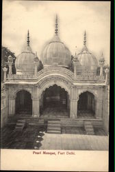 Pearl Mosque, Fort Delhi Postcard