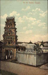 Hindu Temple India Postcard Postcard