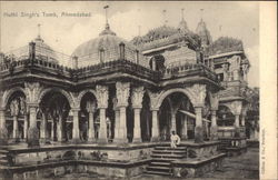 Huthi Singh's Tomb Ahmedabad, India Postcard Postcard