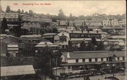 View from the Bazaar Darjeeling, India Postcard Postcard