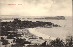 View of Beach Trincomalie, Sri Lanka Southeast Asia Postcard Postcard