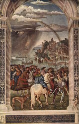 Italian Painting Depicting Enea Piccolomini Religious Postcard Postcard