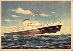 Cristoforo Colombo Cruise Ships Postcard Postcard