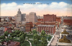 Skyline view of the heart of modern New Orleans Postcard