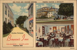 Bowen's Inn Solomons, MD Postcard Postcard