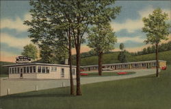 Dan-Dee Motel and Restaurant Frederick, MD Postcard Postcard