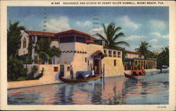 Residence and Studio of Henry Salem Hubbell Postcard