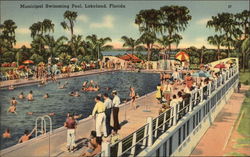 Municipal Swimming Pool Postcard