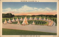 Wigwam Village No. 2 Cave City, KY Postcard Postcard