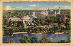 Lake at Wade Park Postcard