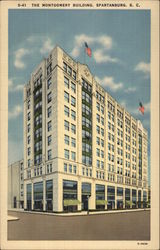 The Montgomery Building Spartanburg, SC Postcard Postcard