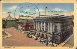 U.S. Post Office, Court House and Custom House Postcard