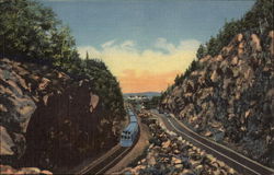 The Gath of the Notch White Mountains, NH Postcard Postcard