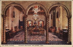 Tea Room Lounge, Younker Brothers Des Moines, IA Postcard Postcard