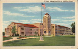 Wichita High School, North Kansas Postcard Postcard