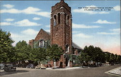 The First Presbyterian Church Postcard