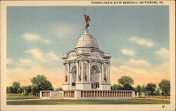 Pennsylvania State Memorial Postcard