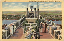 Rockefeller Center Observation Roof New York, NY Postcard Postcard