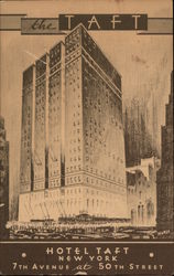 Hotel Taft Postcard