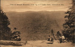 View of Metcalf Mountain from Top of T. Lake Falls Arietta, NY Postcard Postcard