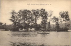 Slab Island, Lake Oscawana Postcard