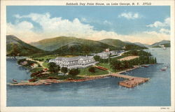 Sabbath Day Point House Lake George, NY Postcard Postcard