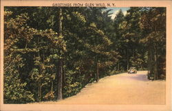 Greetings from Glen Wild Postcard