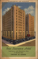 New Lawrence Hotel Chicago, IL Postcard Postcard