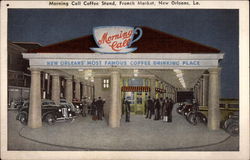 Morning Call Coffee Stand, French Market New Orleans, LA Postcard Postcard