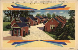 The Oaks Tourist Court Postcard