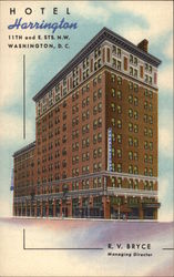 Hotel Harrington Washington, DC Washington DC Postcard Postcard