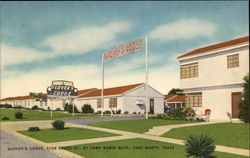 Glover's Lodge Fort Worth, TX Postcard Postcard