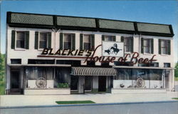 Blackie's House of Beef Postcard