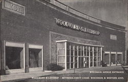 Woodward & Lothrop, Wisconsin Avenue Entrance Postcard