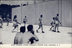 Eight Handball Courts, Napanoch Country Club Postcard