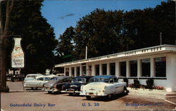 Gatesdale Dairy Bar Bridgewater, NY Postcard Postcard