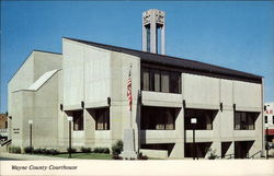 Wayne County Courthouse Postcard