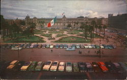 Palacio Nacional y Zocalo Mexico City, Mexico Postcard Postcard