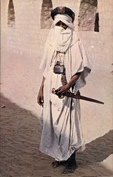 Tuareg Tribesman from the area of the "Mysterious City." Timbuktu, Mali Africa Postcard Postcard