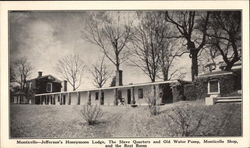 Monticello - Jefferson's Honeymoon Lodge Postcard