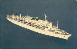 Passenger Liners Brasil and Argentina Postcard