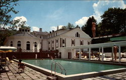 The Homestead - Outdoor Swimming Pool Postcard