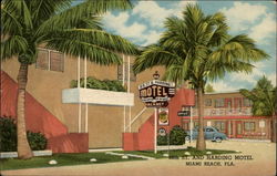 86th St. and Harding Motel Postcard