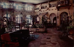 Patio of Hotel Hershey Postcard