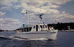 Magnum Boat Boothbay Harbor, ME Postcard Postcard