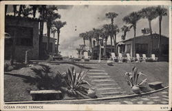 Ocean Front Terrace, Palm Circle Daytona Beach, FL Postcard Postcard